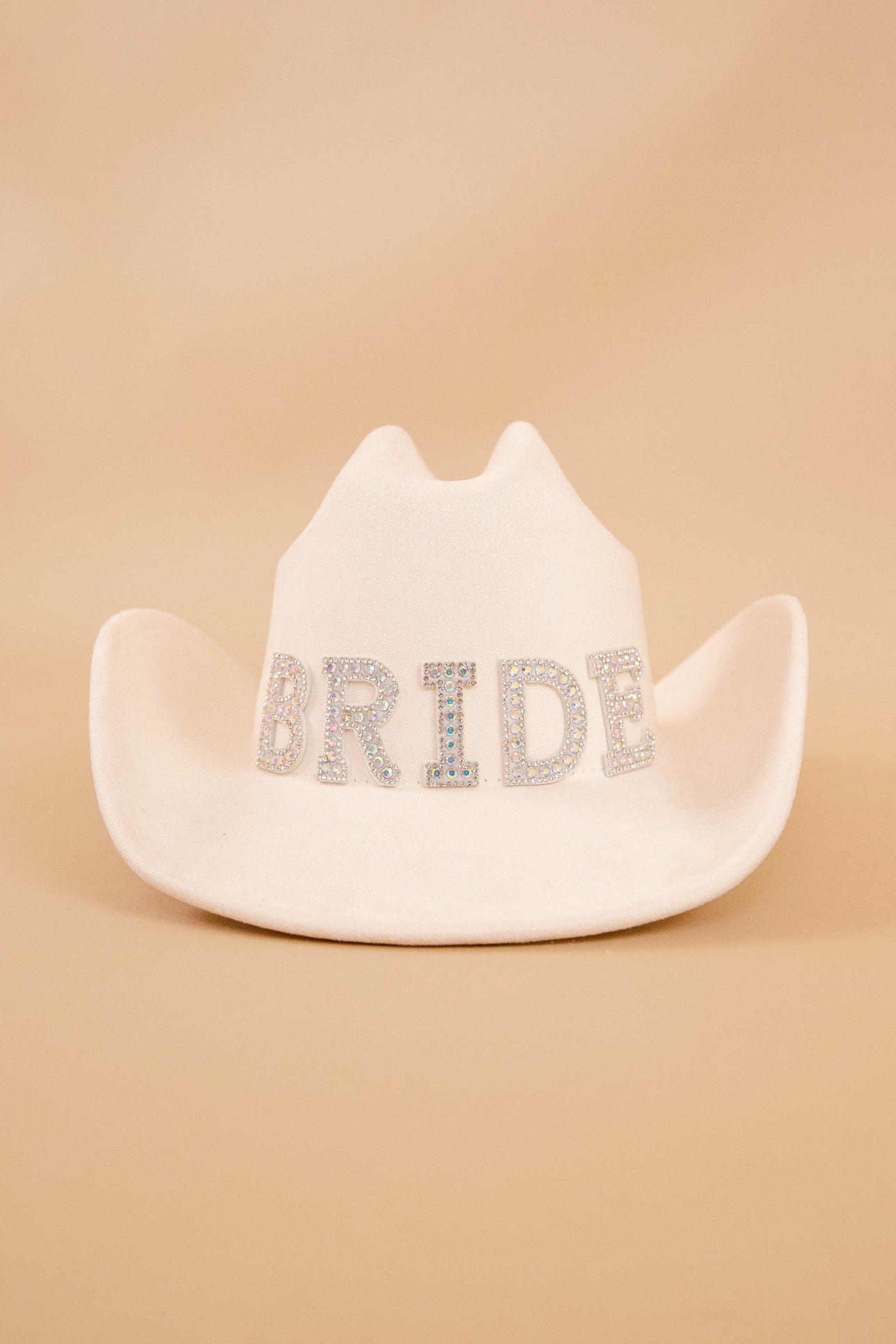 Rhinestone Bride Western Hat- Bride Cowgirl Hat- Bling Bride Hat