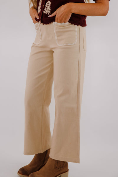 Women's Cotton Denim Wide Leg Jeans- Cute Jeans for Women- Entro Pants