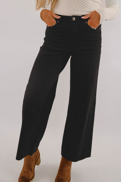 In Deep Thought Denim-Black