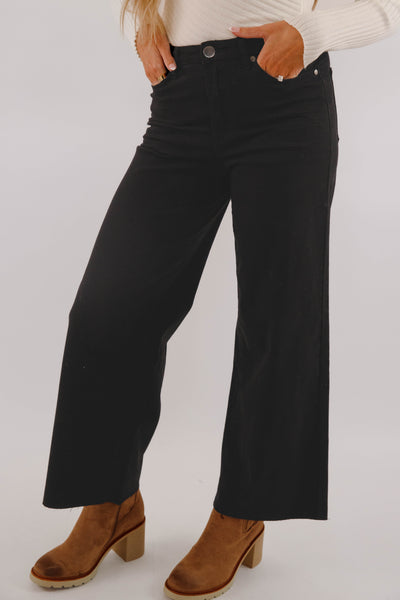 In Deep Thought Denim-Black