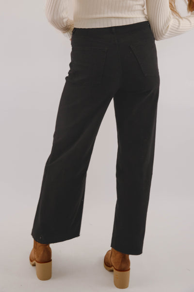In Deep Thought Denim-Black