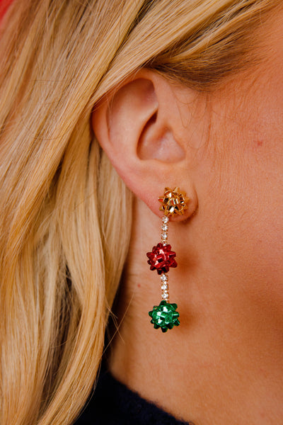 Top it Off Earrings-Multi