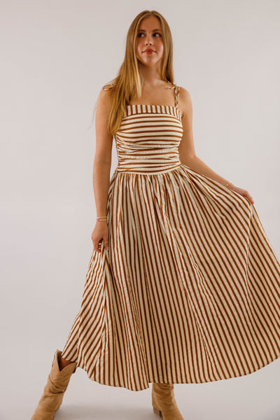 A Twist On Time Midi Dress