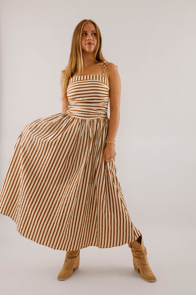 A Twist On Time Midi Dress