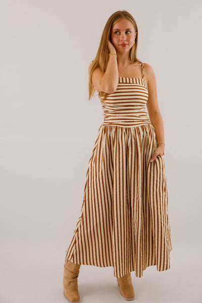A Twist On Time Midi Dress