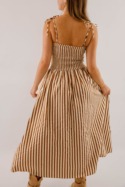 A Twist On Time Midi Dress
