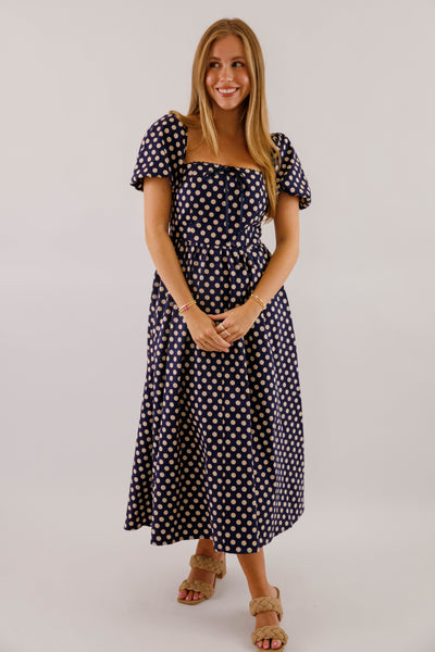 Paris In the Fall Midi Dress