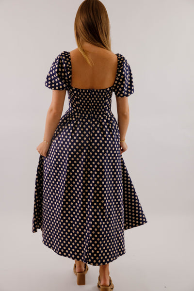 Paris In the Fall Midi Dress