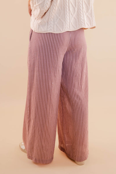 Light Weight Striped Pants- Comfortable Travel Pants- Work Appropriate Pants- Promesa Striped Pants