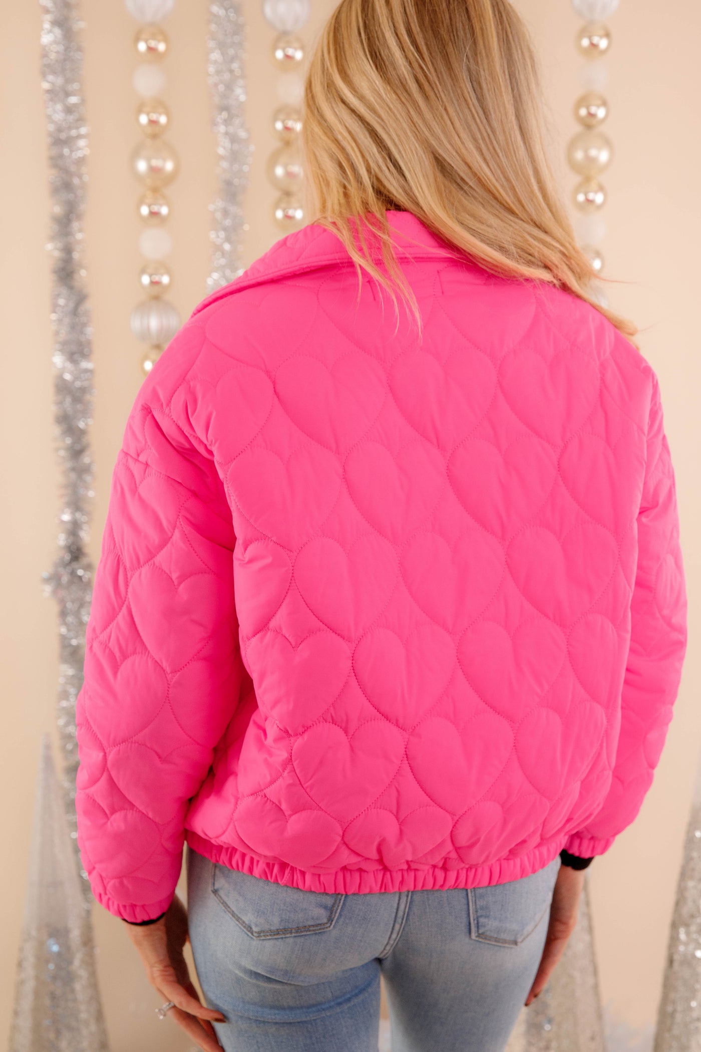 The Shape Of My Heart Puffer Jacket