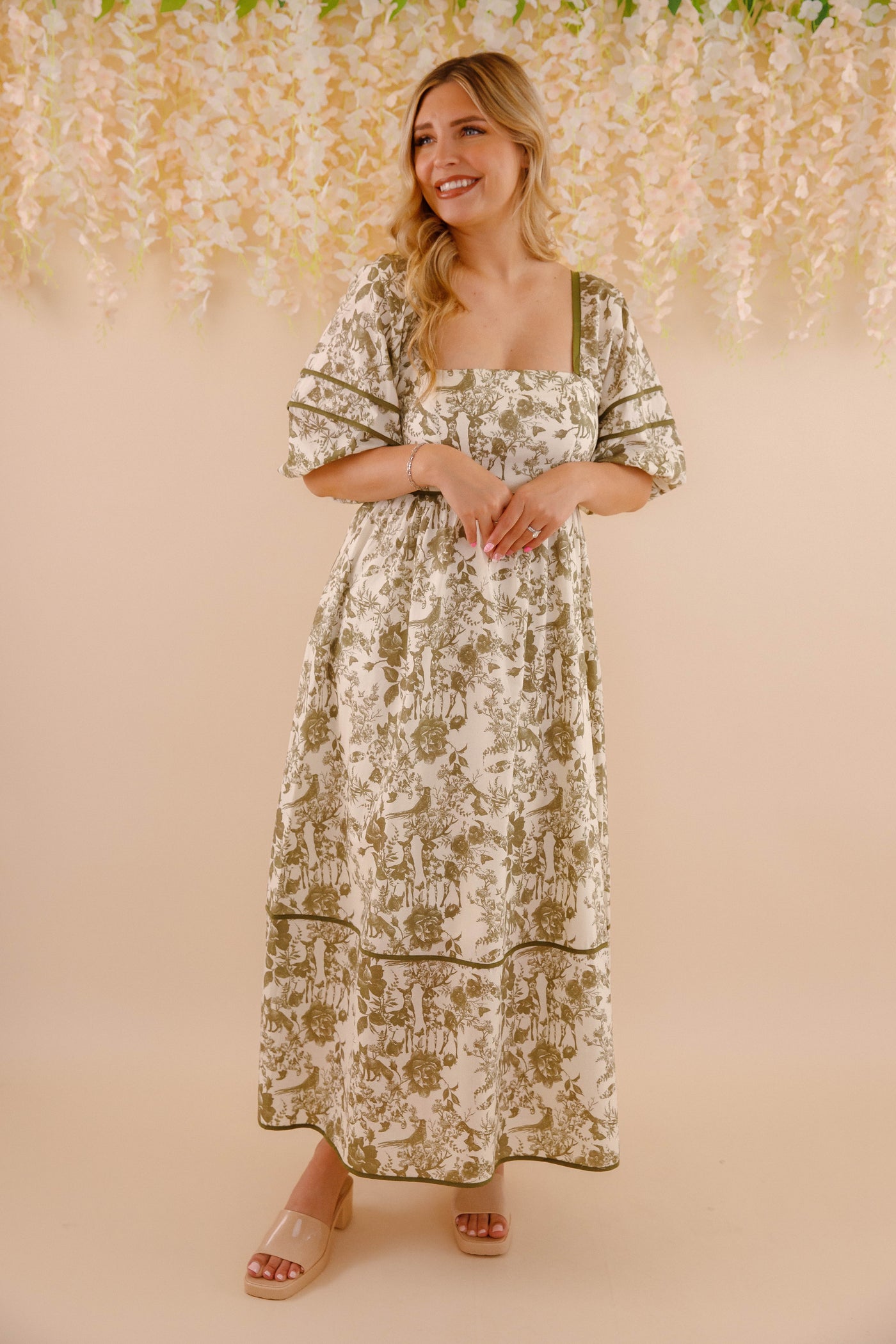 Follow Your Instincts Maxi Dress-Olive