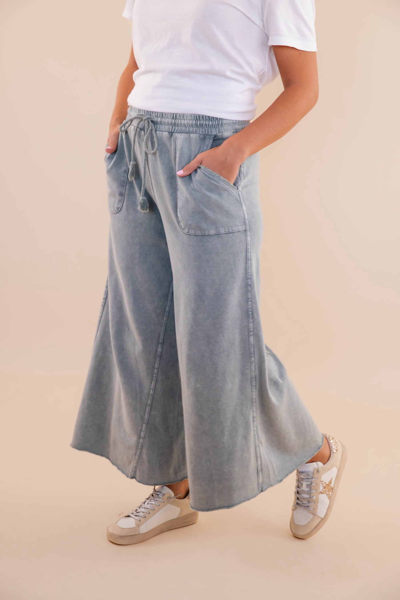 I Know A Place Pants-Grey