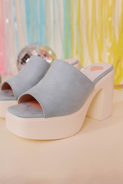 Blue Platform Heel- Women's Platform Sandals- Designer Inspired Heels