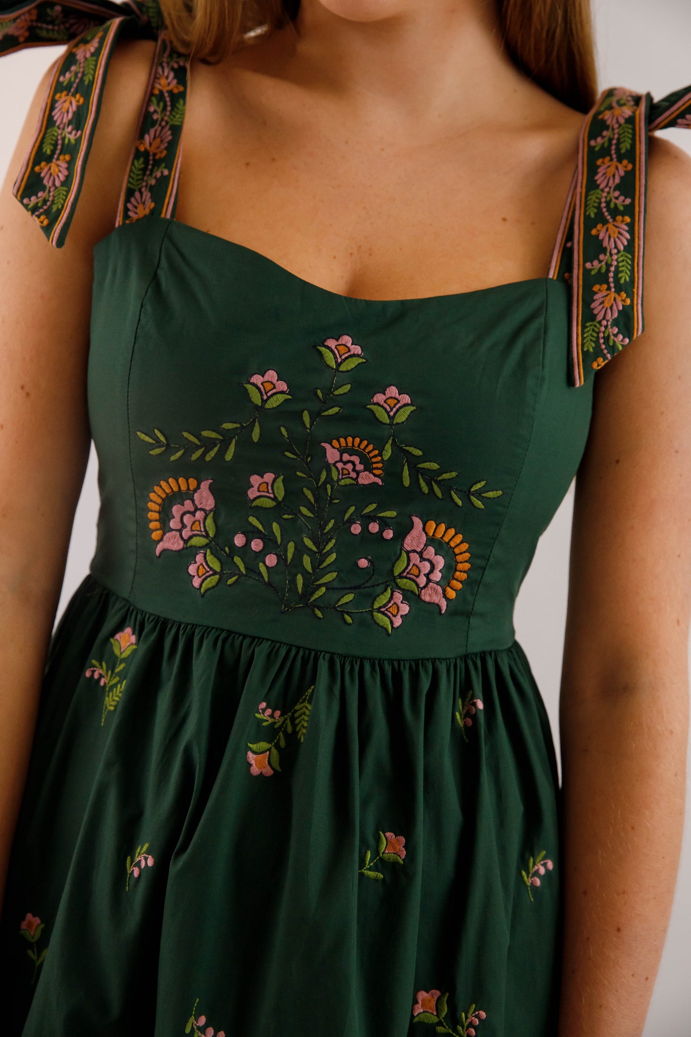 A Feeling of Gratitude Maxi Dress-Hunter Green
