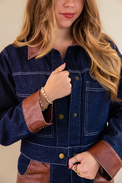 What I Came For Denim Jacket