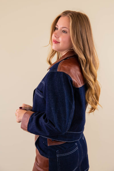 What I Came For Denim Jacket