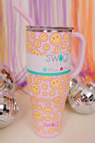 SWIG 40oz Mega Mug- Pink 40oz Cup With Handle- Stanley Dupe Cup