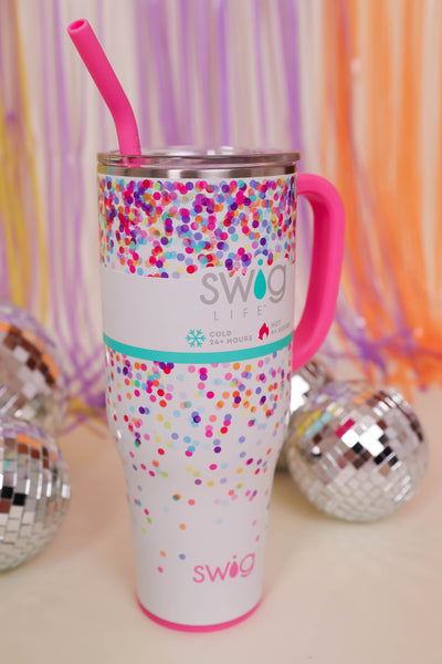 SWIG 40oz Mega Mug- Pink 40oz Cup With Handle- Stanley Dupe Cup