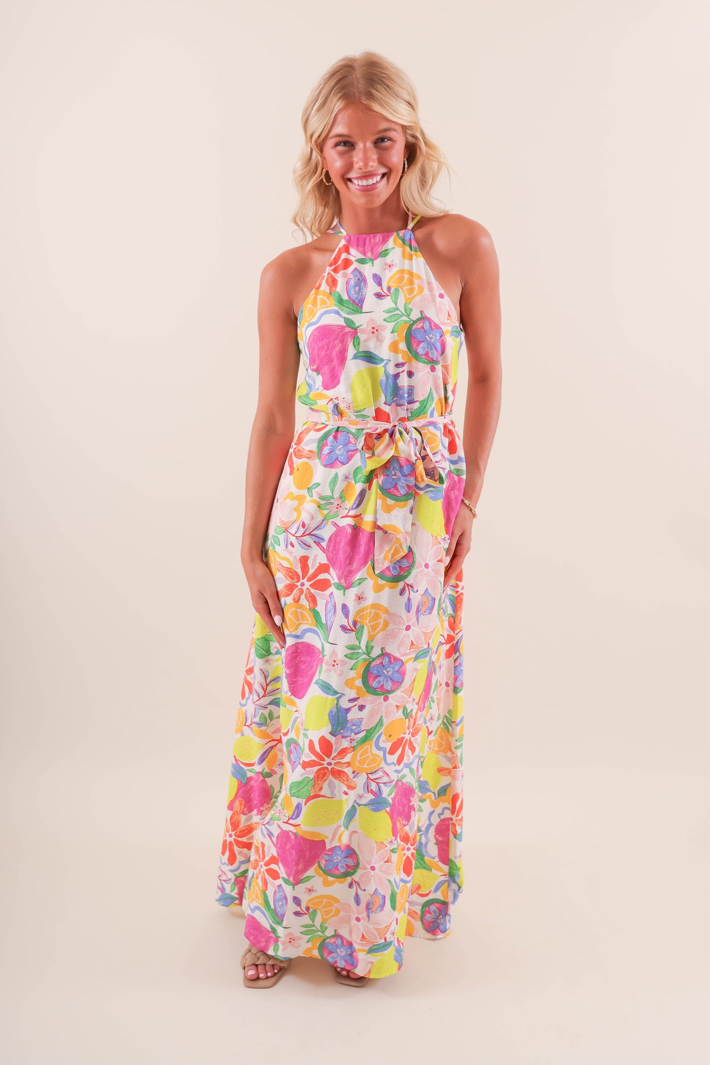 RETRO VINTAGE NEON PASTEL MAXI- RESORT VACATION- FORE COLLECTION MAXI