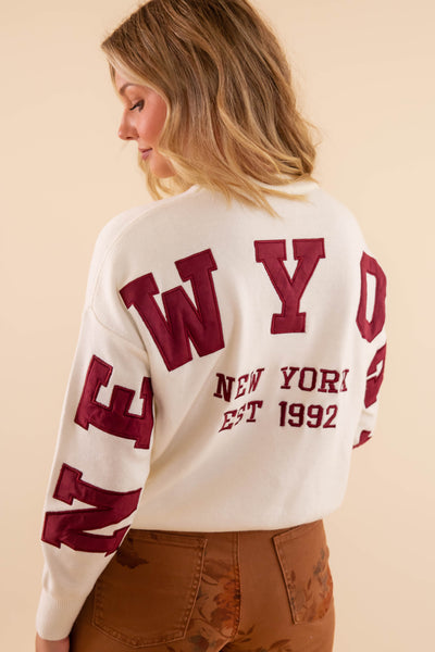 No Where Like New York Sweater