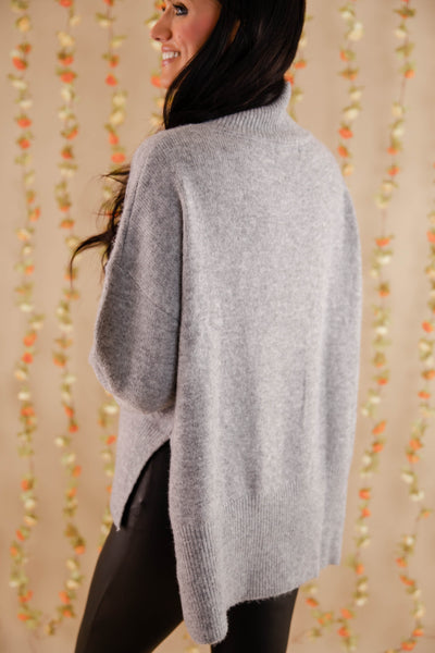 Cozy Activities Sweater-Grey