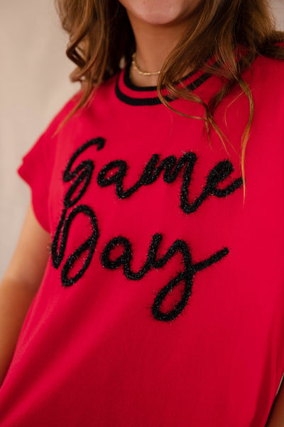 Game Day Top - Tensile Game Day Sweater- UGA Game Day- Why Dress Game Day Top