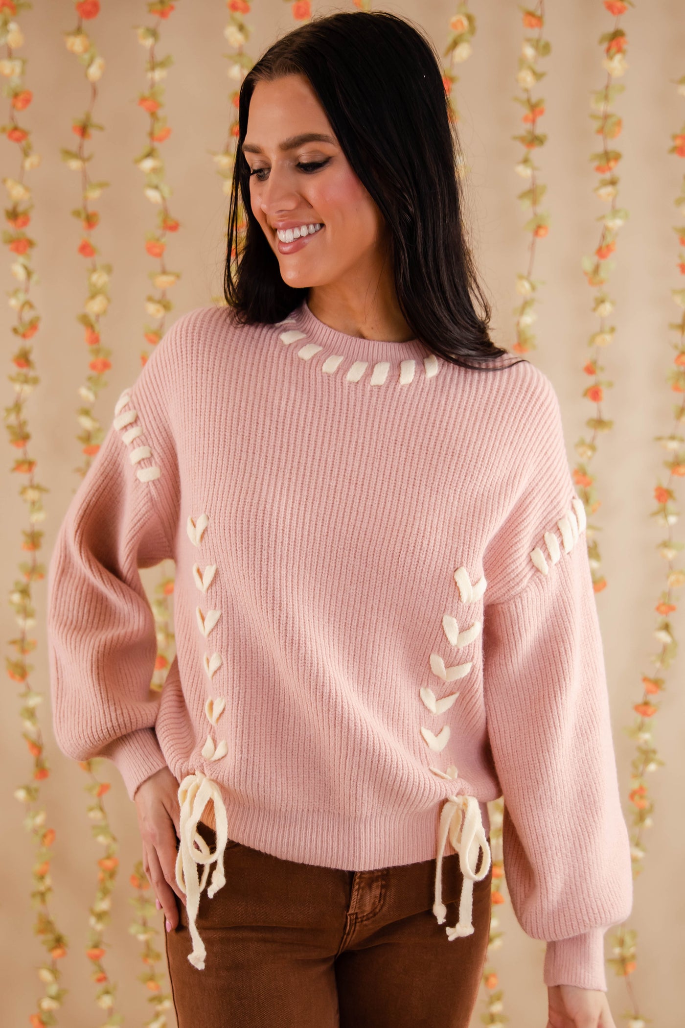 Moment In Time Sweater-Blush