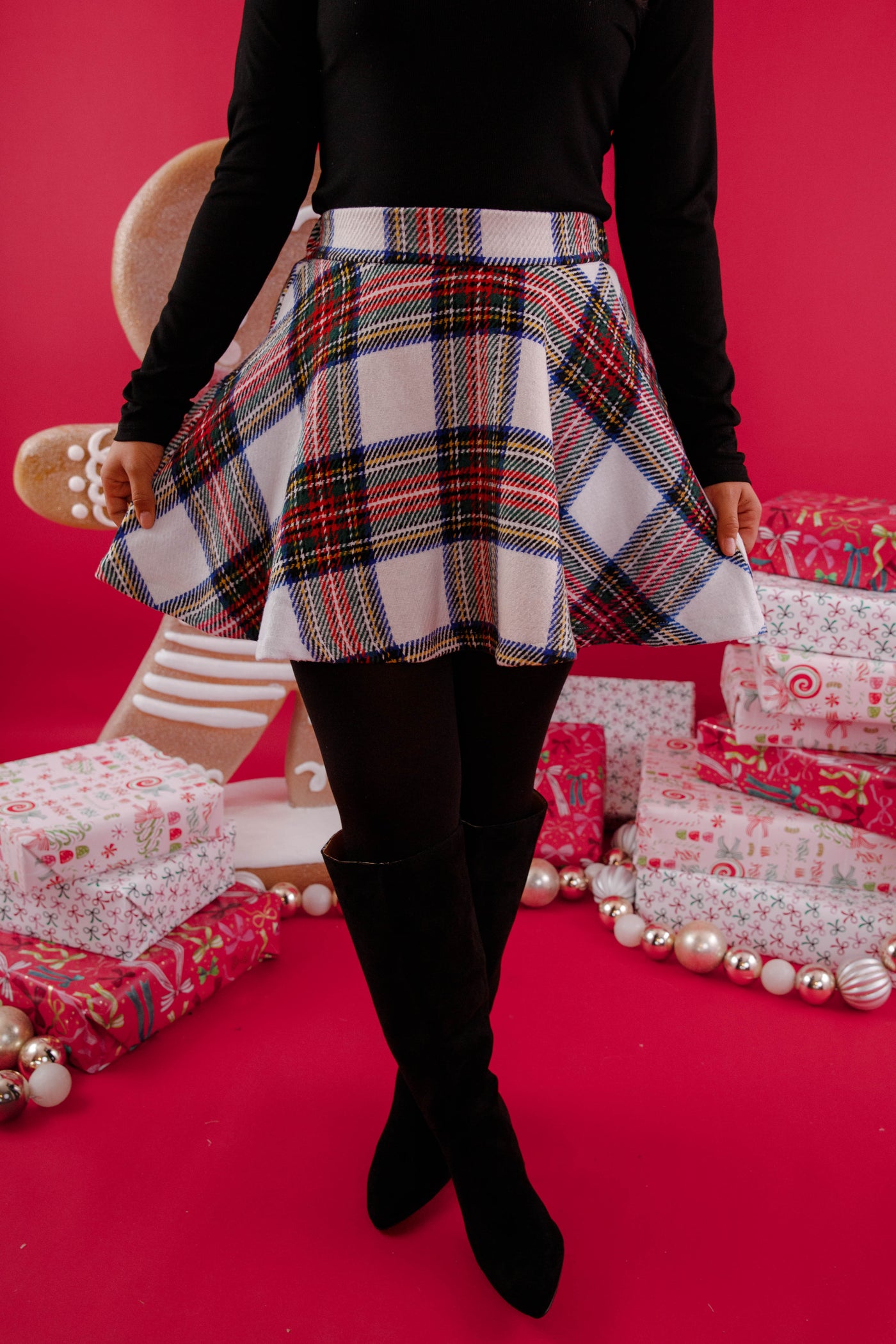 Tartan Plaid Skirt- Classic Plaid Skirt- Lovelo Plaid Skirt