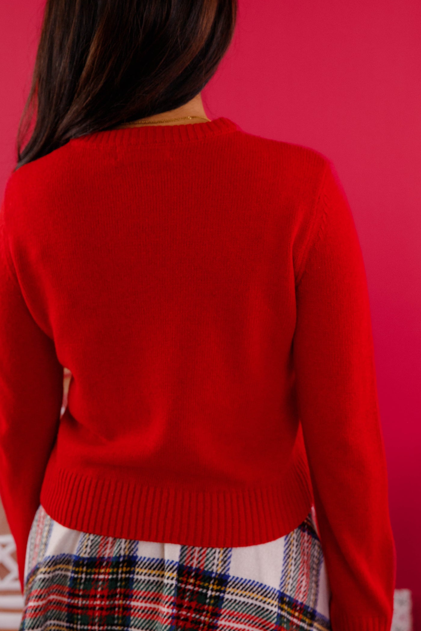 Knitted Sweater With Teddy Bear- Knit Sweater with Skiing Teddy Bear- The Vintage Shop Skiing Bear Sweater