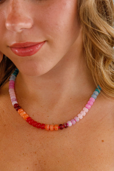 Go Your Own Way Beaded Necklace