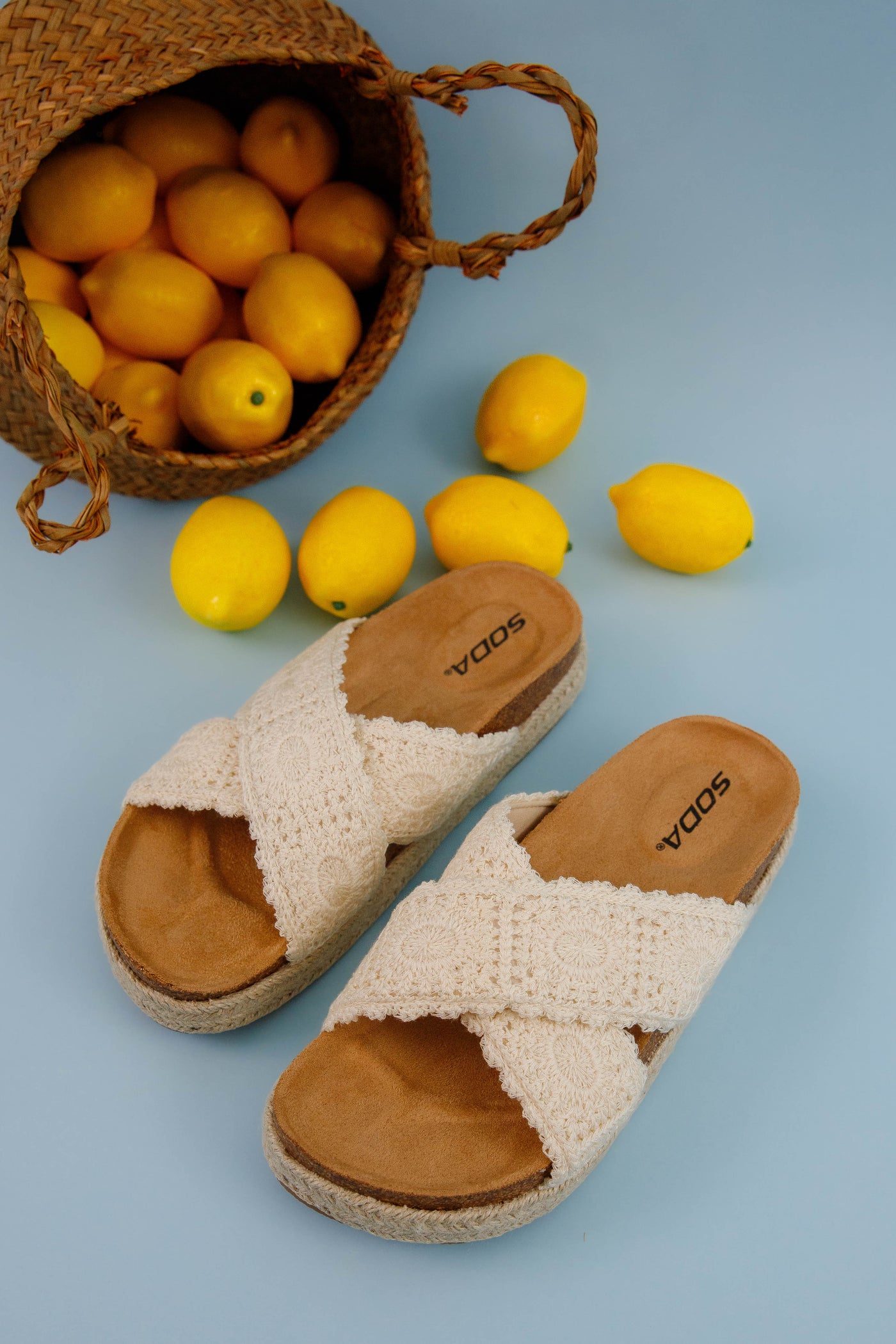 Woven Espadrille Platform Sandals- Women's Summer Shoes