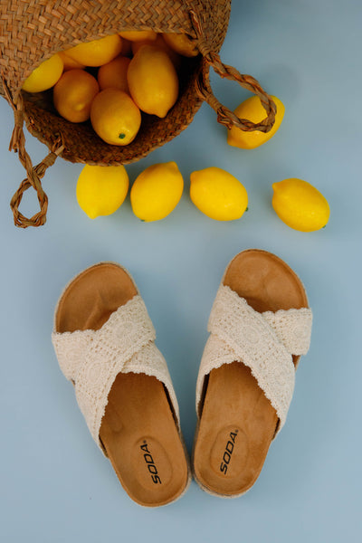 Woven Espadrille Platform Sandals- Women's Summer Shoes
