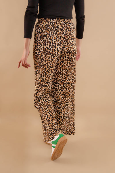 Leopard Flare Pants- Women's Leopard Matching Set- Women's Cheetah Matching Two-Piece Set