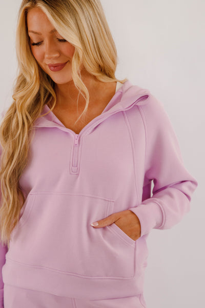 All The Energy Hoodie-Lilac