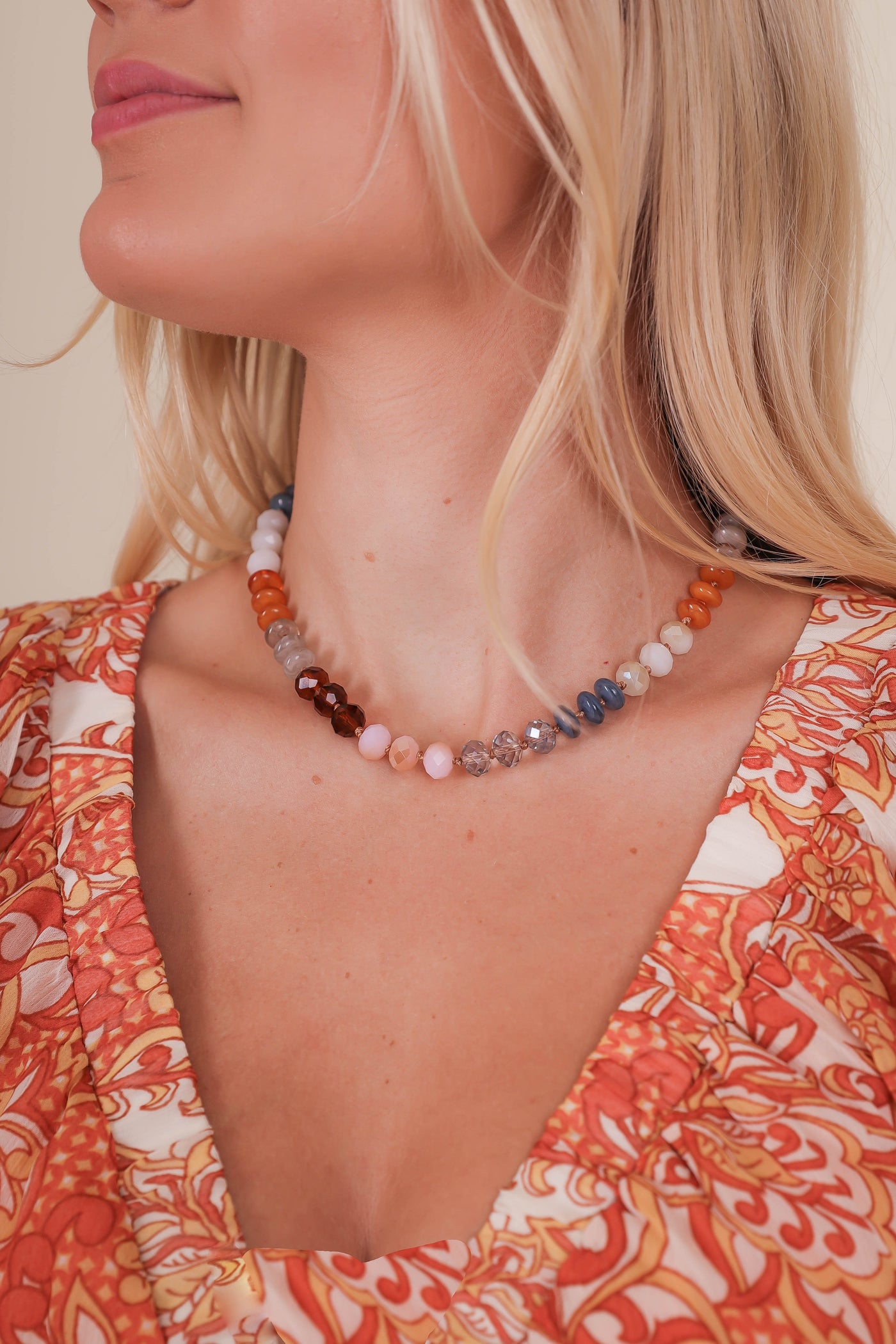 Vibrant Glam Necklace-Fall Mix