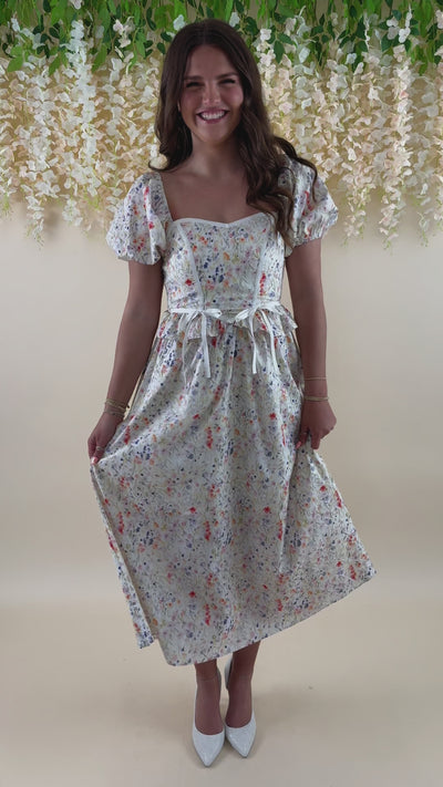 Hear My Story Midi Dress