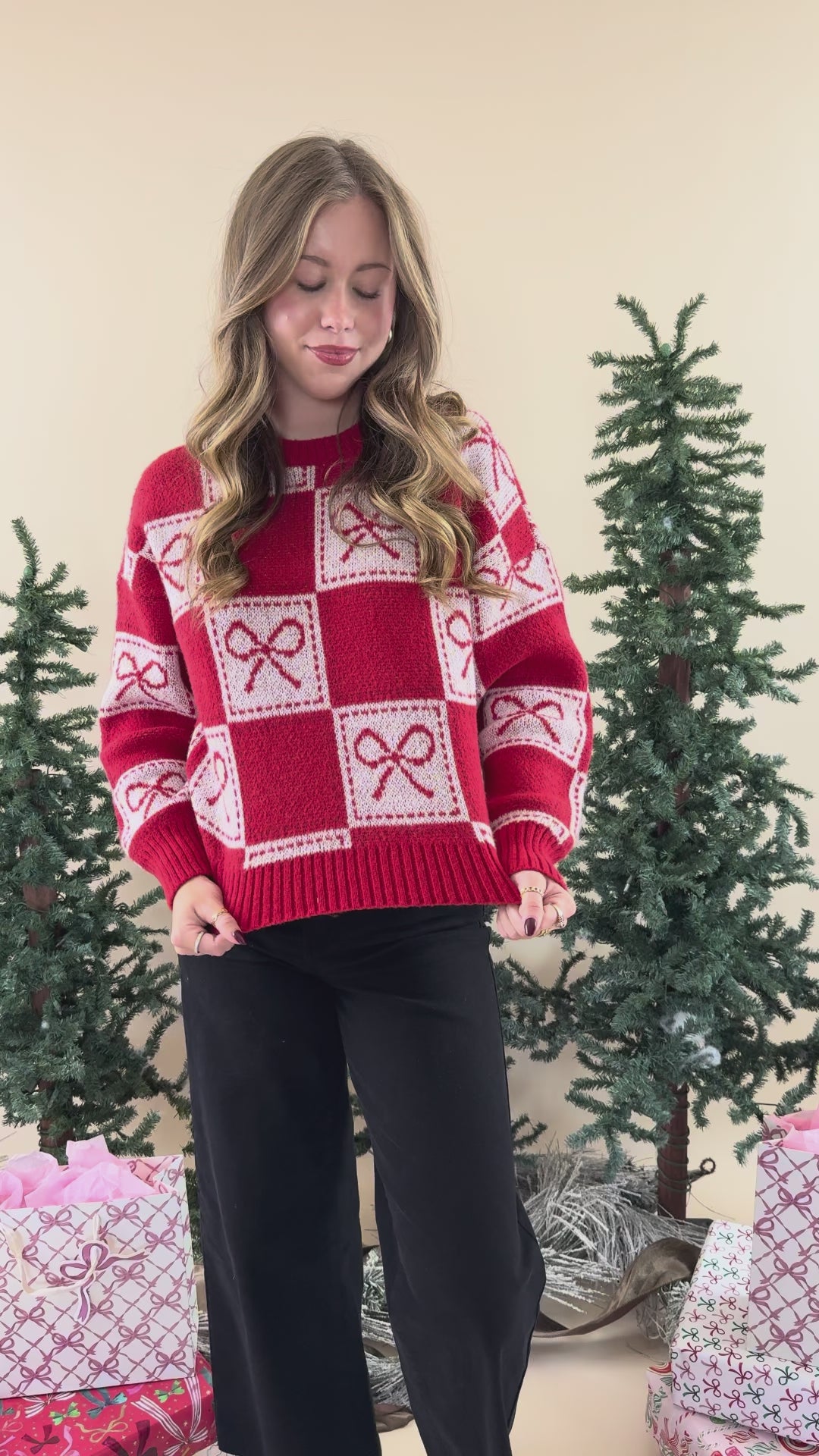 Boxing Up Your Gifts Sweater