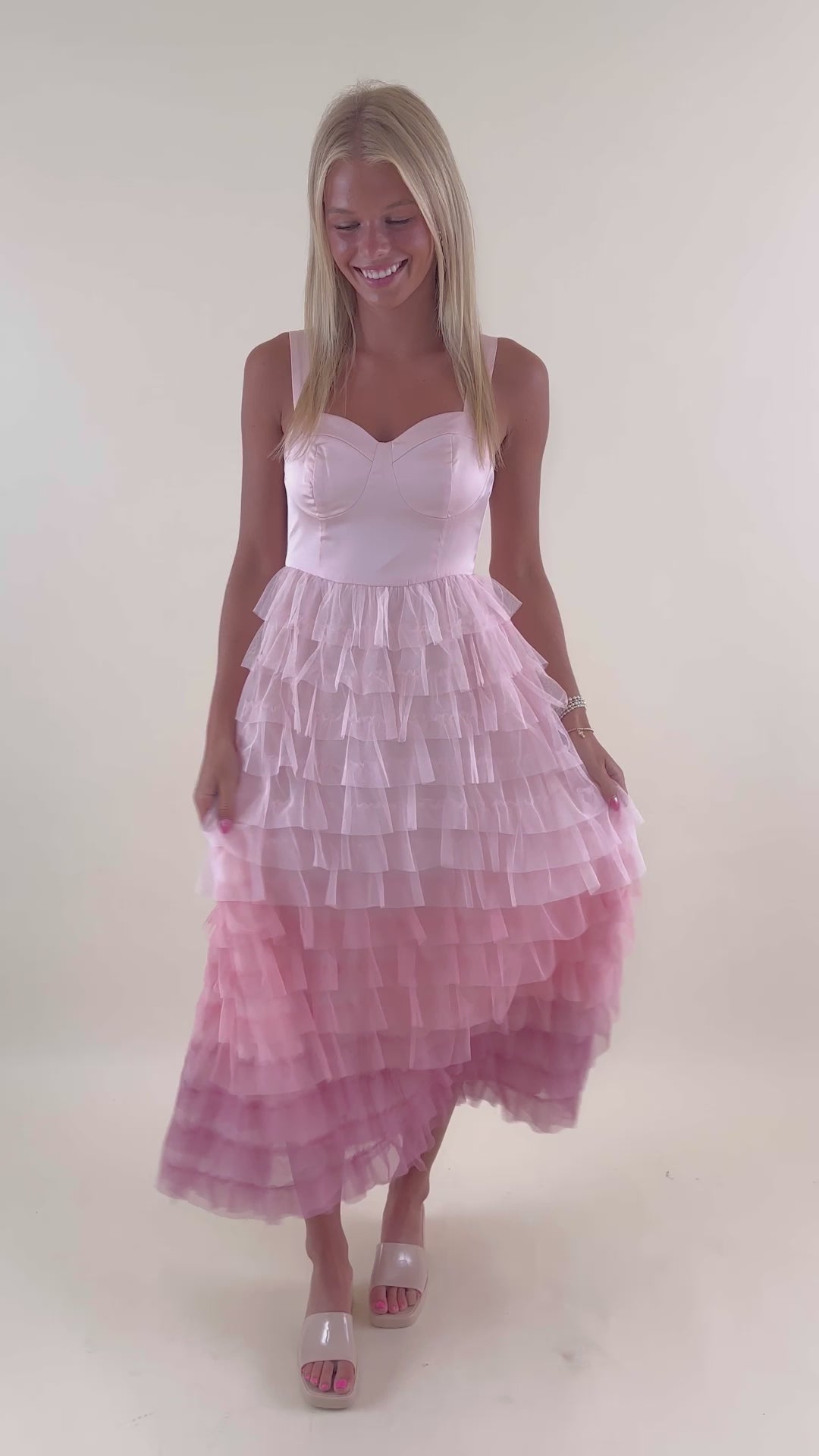 Just Like That Tulle Midi Dress