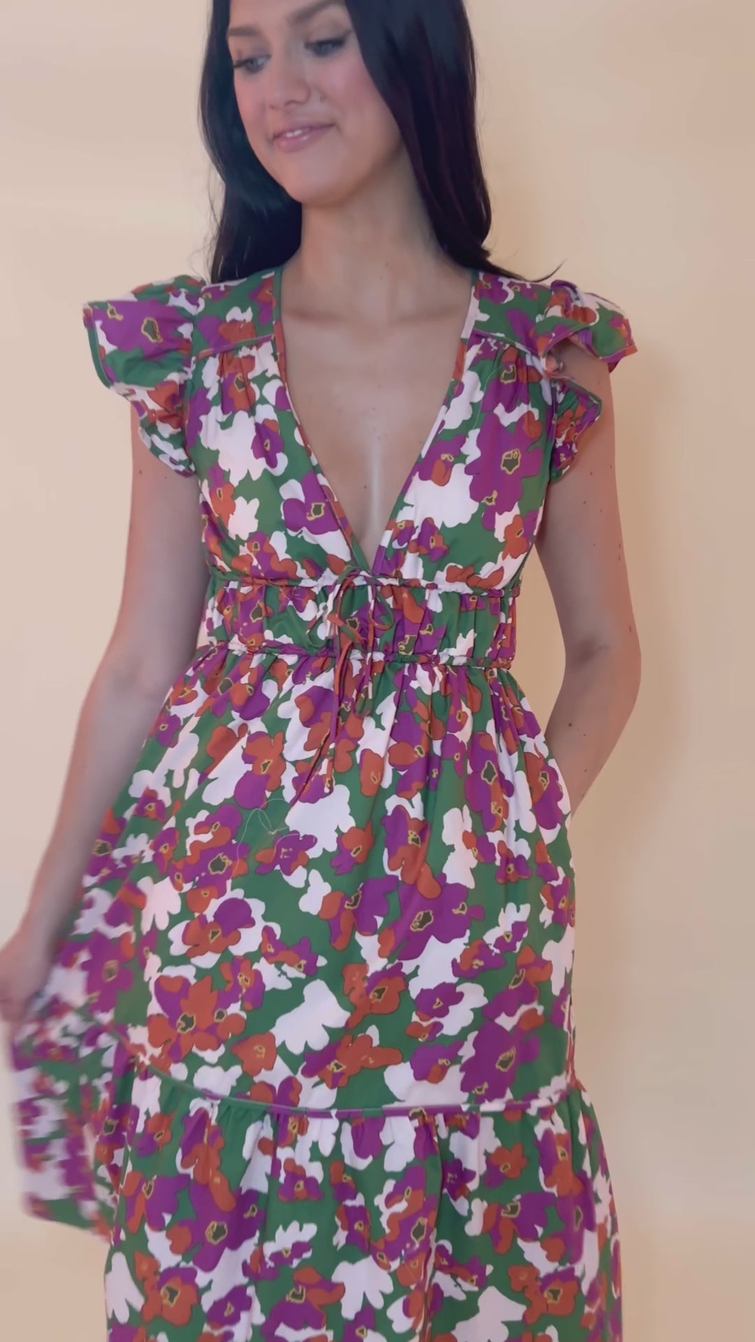 Growing My Own Garden Midi Dress