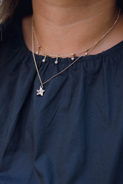 Star Crossed Lovers Layered Necklace