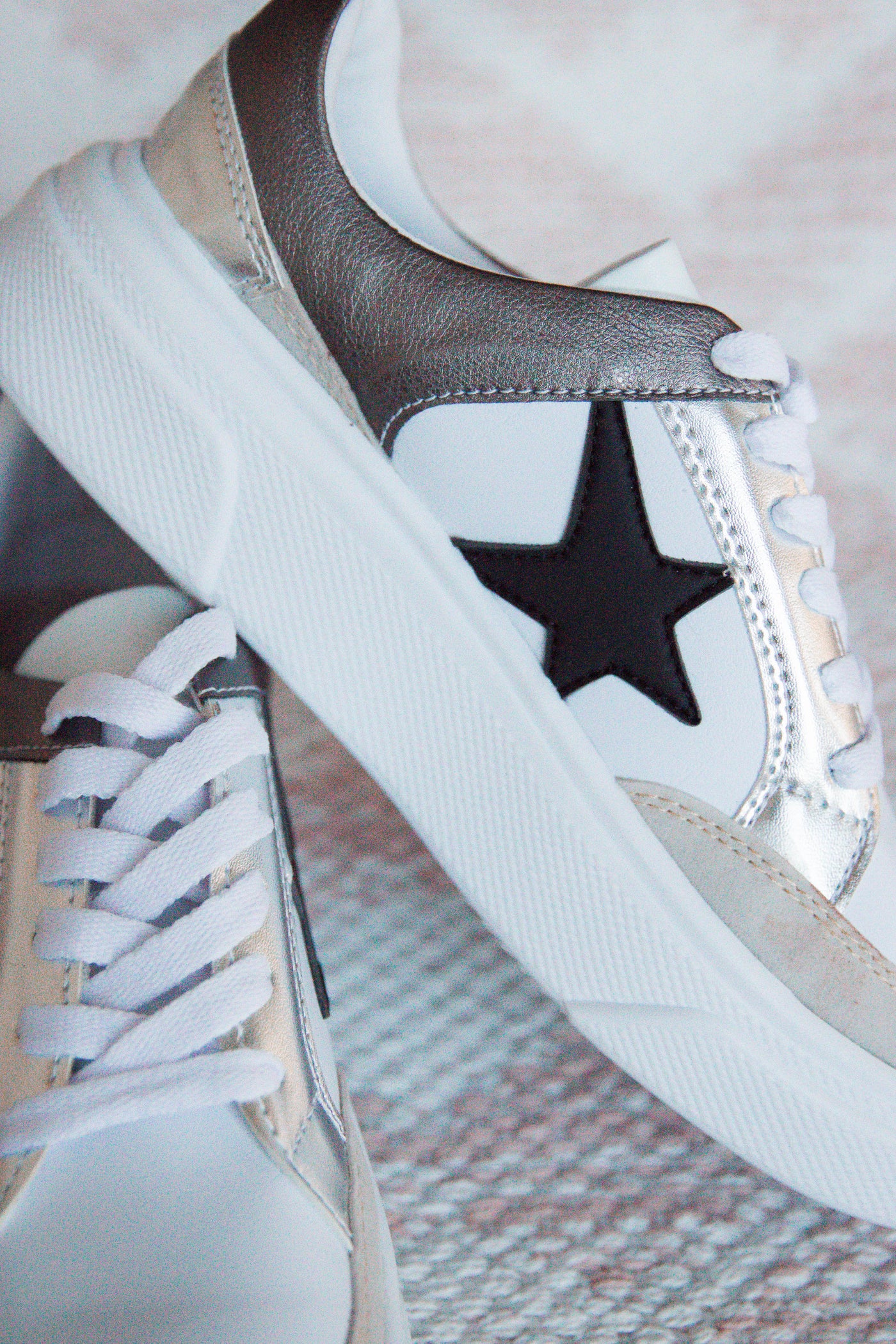 Trendy Star Sneakers- Women's Platform Star Sneakers- $45