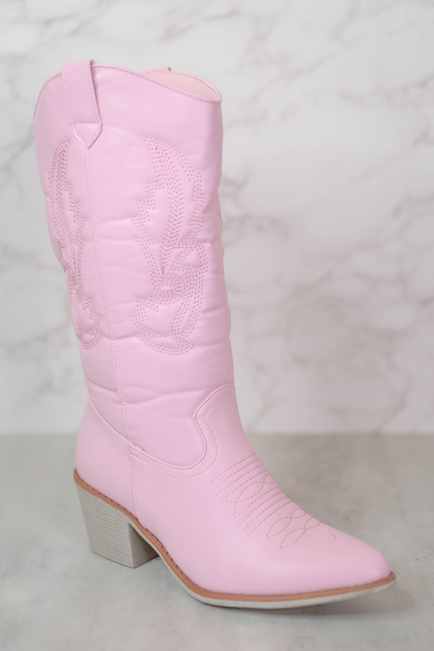 Tall Pink Western Boots- Women's Pink Tall Boots- Pierre Dumas Pink Boots